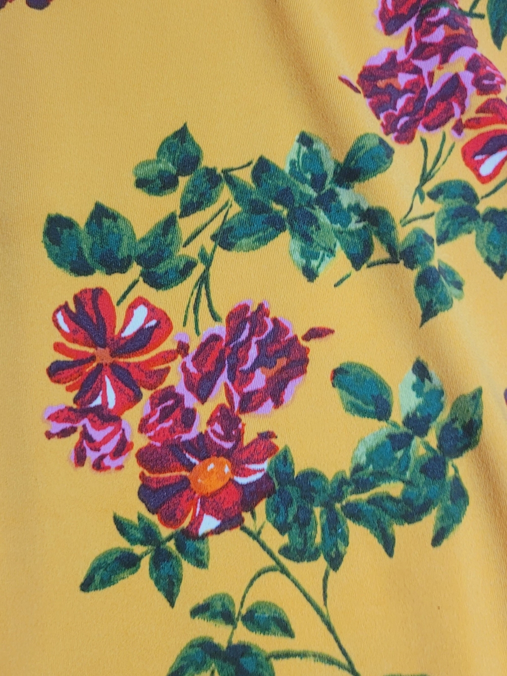 🌼 Nina Leonard Mustard Yellow Floral Shift Dress 🌼 - Picture 7 of 8